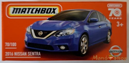 Matchbox - 2016 Nissan Sentra - kisautó papírdobozban