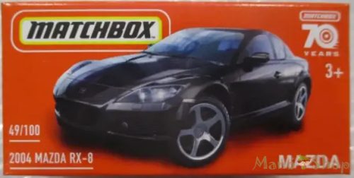 Matchbox - 2004 Mazda RX-8 - kisautó papírdobozban