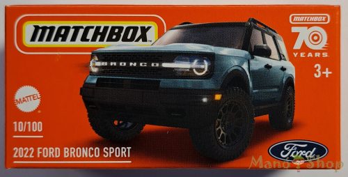 Matchbox - 2022 Ford Bronco Sport - kisautó papírcsomagban