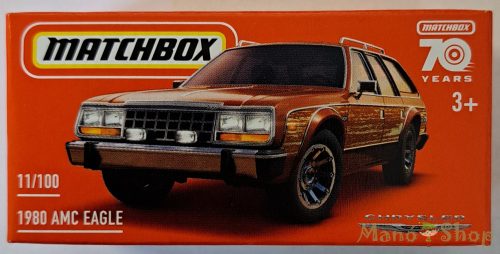 Matchbox - 1980 AMC Eagle - kisautó papírdobozban