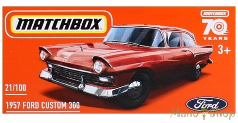 Matchbox - 1957 Ford Custom 300 - Kisautópapírdobozban