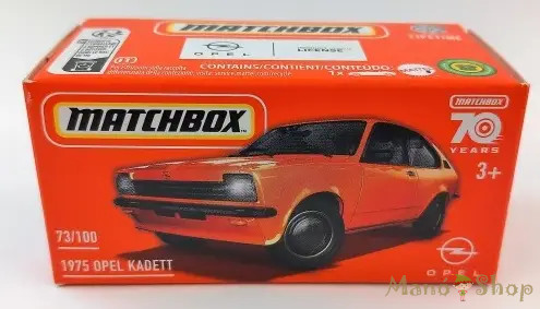 Matchbox - 1975 Opel Kadett - Kisautó papírdobozban