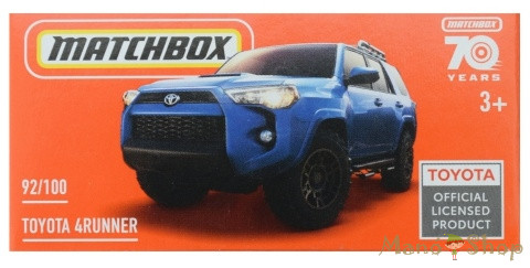 Matchbox - Toyota 4Runner - kisautó papírdobozban