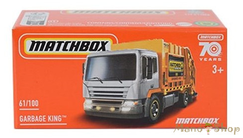 Matchbox - Garbage King - kisautó papírdobozban