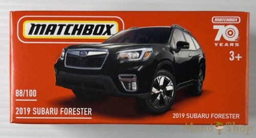 Matchbox - 2019 Subaru Forester - Kisautó papírdobozban