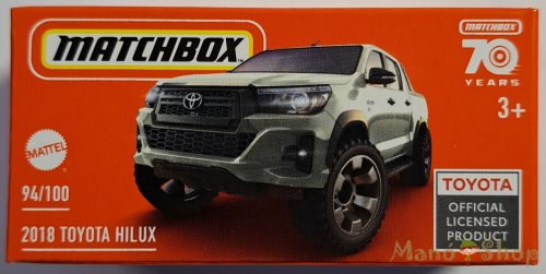 Matchbox - 2018 Toyota Hilux - kisautó papírcsomagban