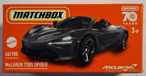 Matchbox - McLaren 720s Spider - kisautó papírcsomagban