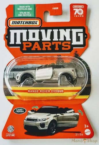 Matchbox Moving Parts - Range Rover Evoque - nyitható kisautó