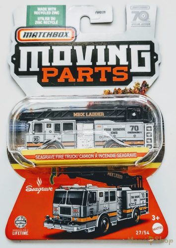 Matchbox Moving Parts - Seagrave Fire Truck - nyitható kisautó