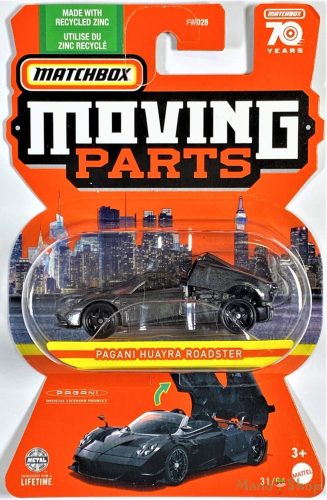 Matchbox Moving Parts - Pagani Huayr Roadster - nyitható kisautó