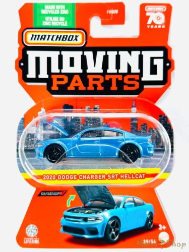 Matchbox Moving Parts - 2020 Dodge Charger SRT Hellcat - nyitható kisautó