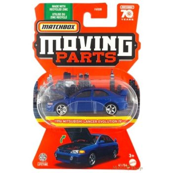   Matchbox Moving Parts - 1996 Mitshubishi Lancer Evolution IV  - nyitható kisautó