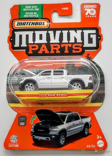 Matchbox Moving Parts - 2020 Ram Rebel - nyitható kisautó