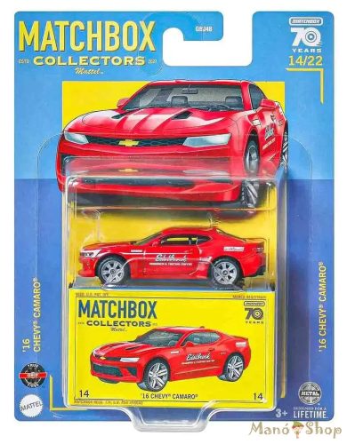 Matchbox Collectors - '16 Chevy Camaro - Gyűjtői kisautó