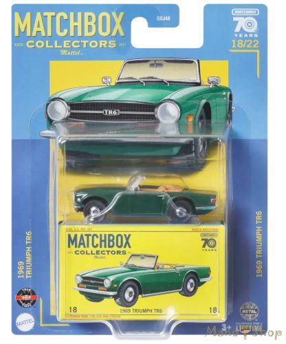 Matchbox Collectors - 1969 Triumph TR6 - Gyűjtői kisautó
