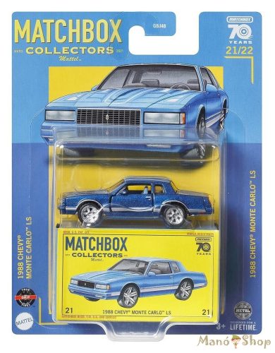 Matchbox Collectors - 1988 Chevy Monte Carlo LS - Gyűjtői kisautó