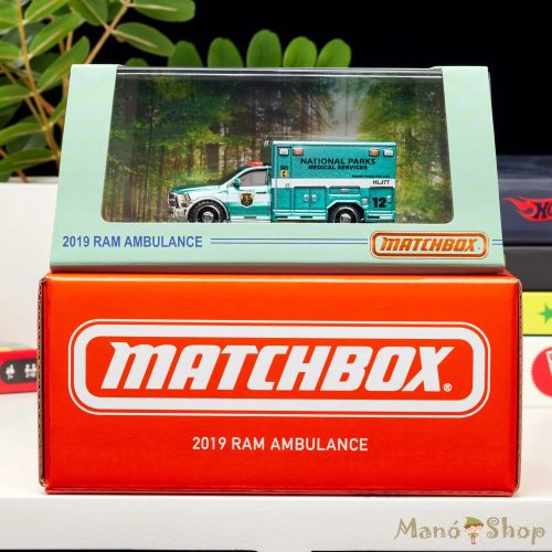 Matchbox Collectors - 2019 Ram Ambulance - Gyűjtői kisautó (sérült csomagolás)