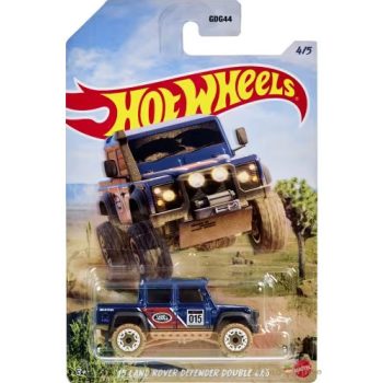   Hot Wheels: Mud Runners: '15 Land Rover Defender Double Cab kisautó 4/5