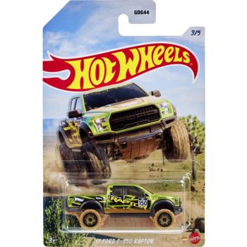   Hot Wheels: Mud Runners: '17 Ford F-150 Raptor kisautó 3/5