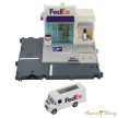Matchbox: Action Drivers FedEx Csomagküldő Központ játékszett kisautóval