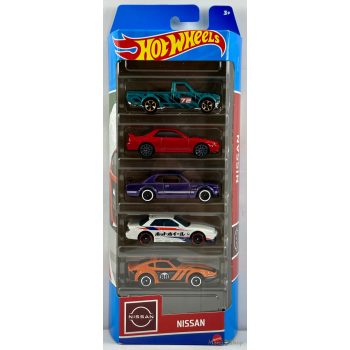 Hot Wheels - Nissan 5 db-os autó készlet