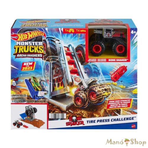Hot Wheels - Monster Trucks Live Aréna játékszett - Tire Press Challenge