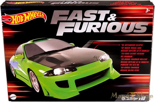 Hot Wheels - Fast & Furious - Halálos Iramban 10 db -os szett