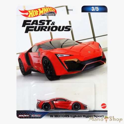 Hot Wheels Premium - Fast and Furious - W Mototrs Lykan Hypersport