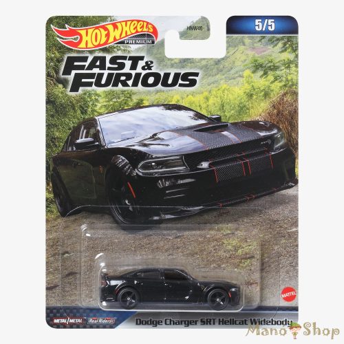Hot Wheels Premium - Fast and Furious - Dodge Charger SRT Hellcat Widebody
