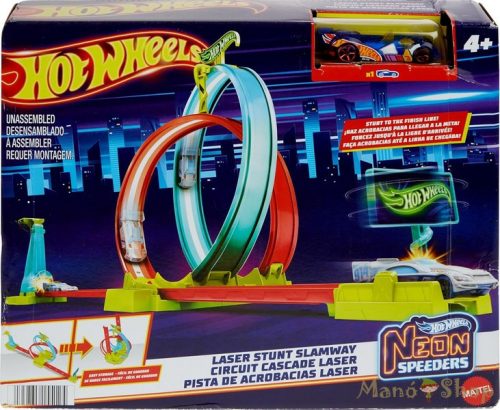 Hot Wheels - Neon Speeders kaszkadőr hurok pályaszett (HPC05)