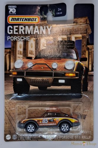 Matchbox - Németország Kollekció - 1985 Porsche 911 Rally