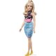 Barbie: Fashionista Barátnők Stílusos Divatbaba: Szőke Hajú Girl Power Baba #202