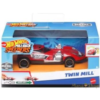 Hot Wheels - Felhúzható kisautó - Twin Mill