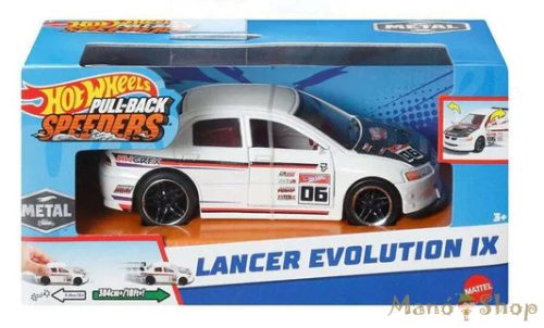 Hot Wheels - Felhúzható kisautó - Lancer Evolution IX