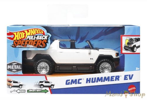 Hot Wheels - Felhúzható kisautó - GMC Hummer EV