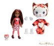 Barbie Cutie Reveal Chelsea meglepetés baba - Állatos jelmezek - Cica-Panda - Piros 
