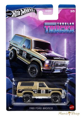 Hot Wheels : Tubular Trucks : 1985 Ford Bronco fém kisautó