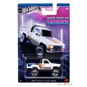   Hot Wheels : Tubular Trucks : 1987 Toyota Pickup Truck fém kisautó