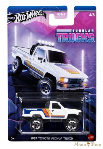 Hot Wheels : Tubular Trucks : 1987 Toyota Pickup Truck fém kisautó