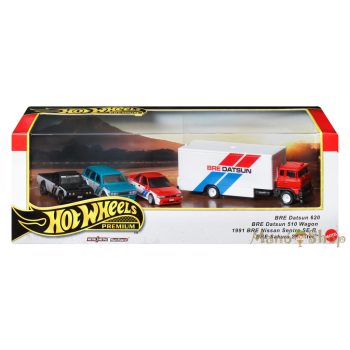   Hot Wheels Premium - BRE Datsun gyűjtői készlet - Dioráma