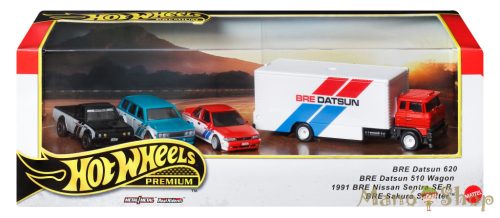 Hot Wheels Premium - BRE Datsun gyűjtői készlet - Dioráma