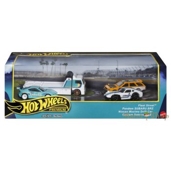 Hot Wheels Premium - Greddy Gyűjtői készlet - Dioráma