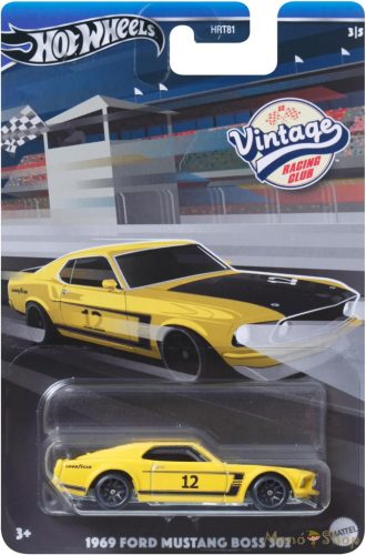 Hot Wheels - Vintage - 1969 Ford Mustang Boss 302