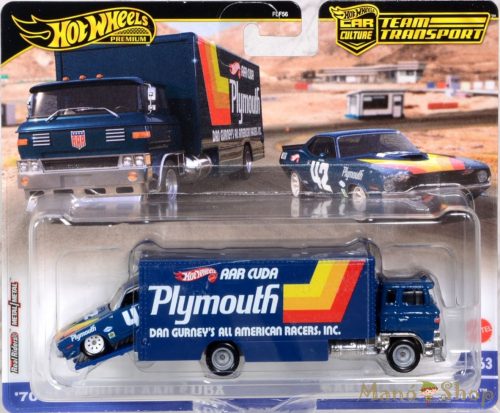 Hot Wheels Premium Team Transport - '70 Plymouth AAR Cuda / Sakura Sprinter