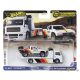Hot Wheels Premium Team Transport: Toyota Off-Road Truck / Fleet Street szállító autó