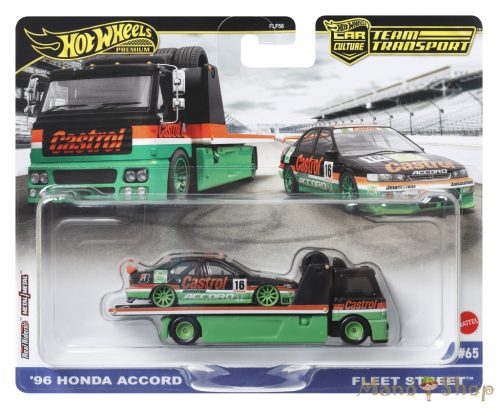 Hot Wheels Premium Team Transport - ''96 Honda Accord / Fleet Street szállító autó