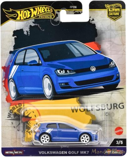 Hot Wheels Premium - Car Culture World Tour - Volkswagen Golf MK7