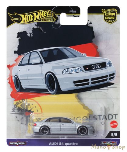 Hot Wheels Premium - Car Culture World Tour - Audi S4 Quattro