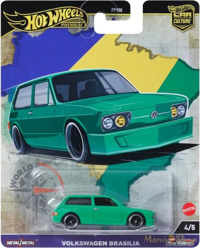 Hot Wheels Premium - Car Culture World Tour - Volkswagen Brasilia 