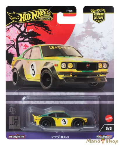 Hot Wheels Premium - Japan Historics - Mazda RX3 (sérült csomagolás)